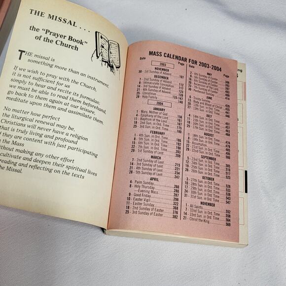 Set of 3 St Joseph Sunday Missal & Prayerbook 2000-04 Paperbacks Catholic Church - Picture 6 of 16